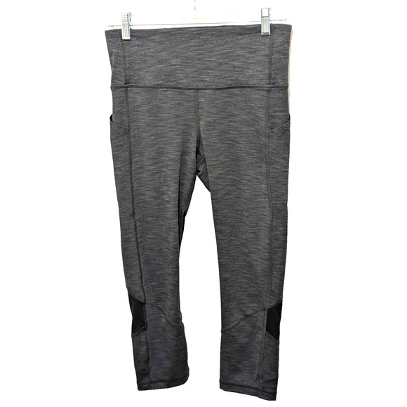 lululemon athletica Pants - Lululemon Pants  26 Waist  10 Rise 24 Inseam  Gray Heather Work Out  Very Good